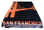 Golden Gate Bridge 5 lb Korean Mink Style Blanket – Queen