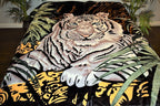 White Tiger Korean Mink Style Blanket – Heavy King & Queen