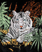 White Tiger Korean Mink Style Blanket – Heavy King & Queen