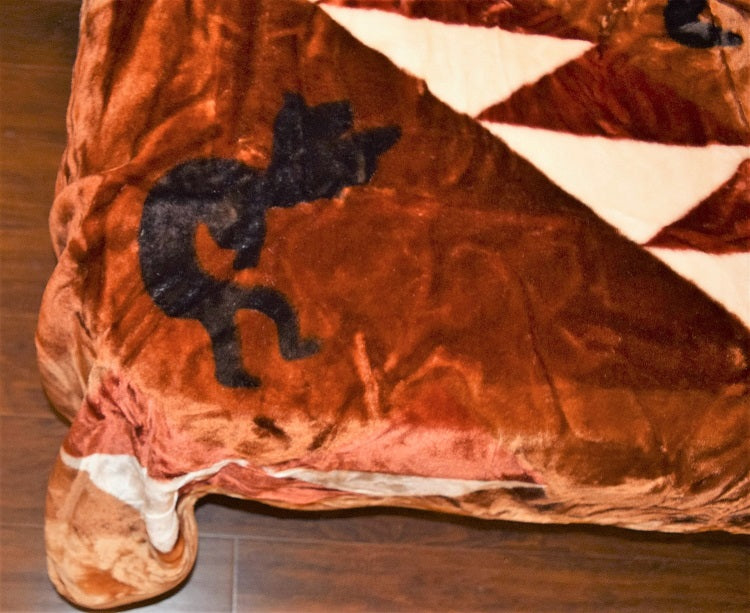 Kokopelli 5 lb Korean Mink Style Blanket – Queen