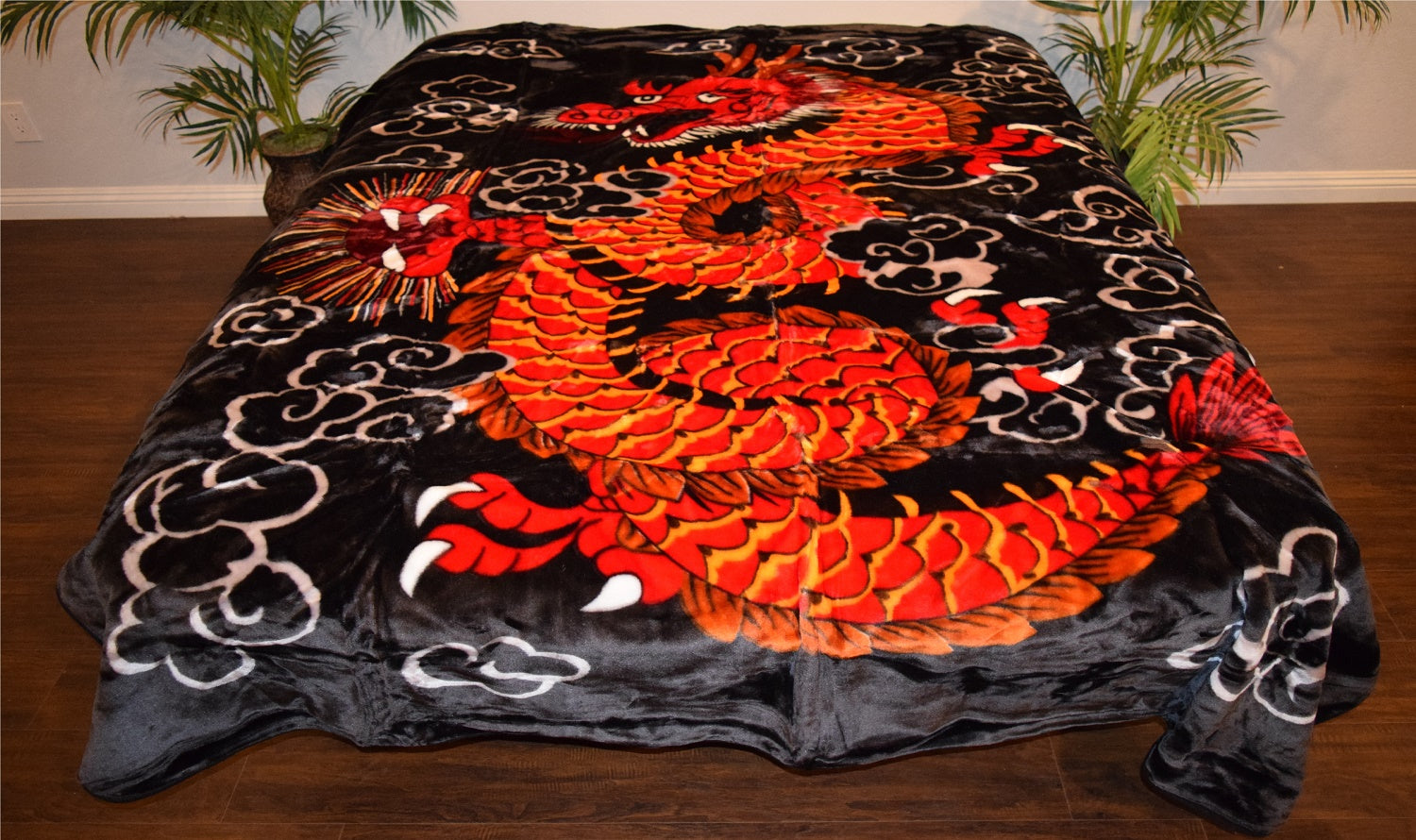 Red Dragon 5 lb Korean Mink Style Blanket – Queen