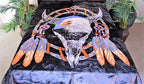Bald Eagle Dreamcatcher 5 lb Korean Mink Style Blanket – Queen