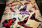 Cream Butterflies 5 lb Korean Mink Style Blanket – Queen