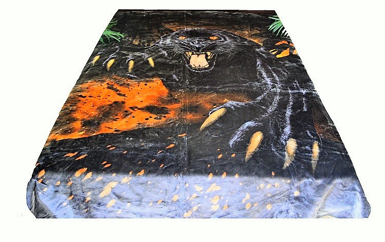 Black Panther 5 lb Korean Mink Style Blanket – Queen