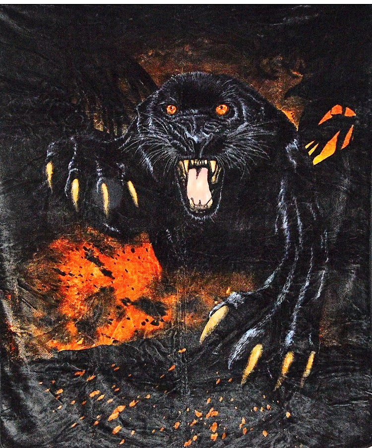 Black Panther 5 lb Korean Mink Style Blanket – Queen