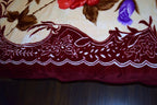 Red Rose Floral Korean Mink Style Blanket – Heavy King & Heavy Queen