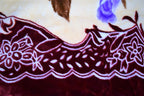 Red Rose Floral Korean Mink Style Blanket – Heavy King & Heavy Queen