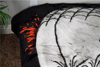 Skull & Skeleton Tattoo 5 lb Korean Mink Style Blanket – Queen