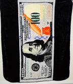 $100 Bill 5 lb Korean Mink Style Blanket – Queen