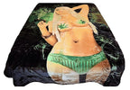 Cannabis Girl 5 lb Korean Mink Style Blanket – Queen