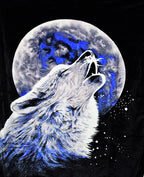 Howling Wolf & Full Moon 5 lb Korean Mink Style Blanket – Queen