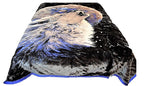Howling Wolf & Full Moon 5 lb Korean Mink Style Blanket – Queen