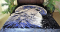 Howling Wolf & Full Moon 5 lb Korean Mink Style Blanket – Queen